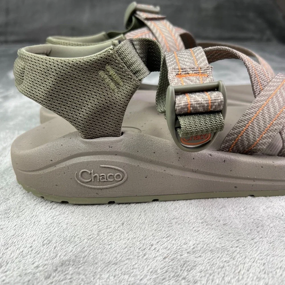 Chaco Cushz Sandals Men's 12 Frond Truffle Extra Cushioned Casual Adjustable‎